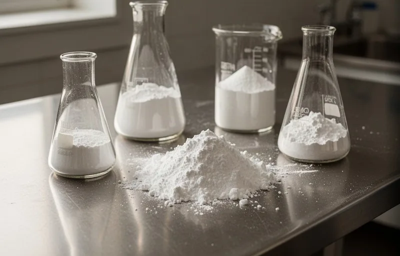 Composizione e granulometria del carbonato di magnesio